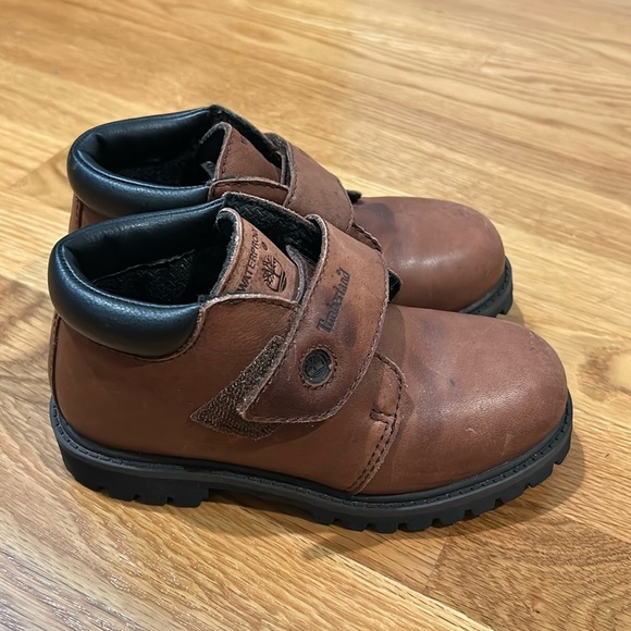 Timberland Kid’s Boy’s waterproof boots brown size 11 M - Picture 3 of 12